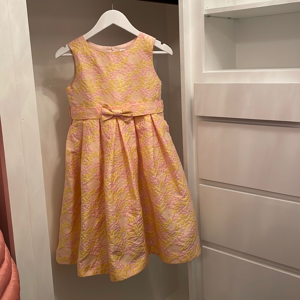 SPARKLE FLORAL DAMASK DRESS